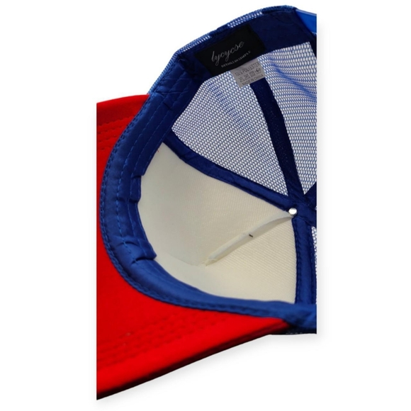 New Unisex USA Flag Heart Snapback Cap Hat - Picture 4 of 4